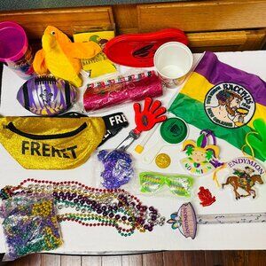 New Orleans Carnival Mardi Gras Parade Throws Iris, Babylon, Bacchus, Endymion+